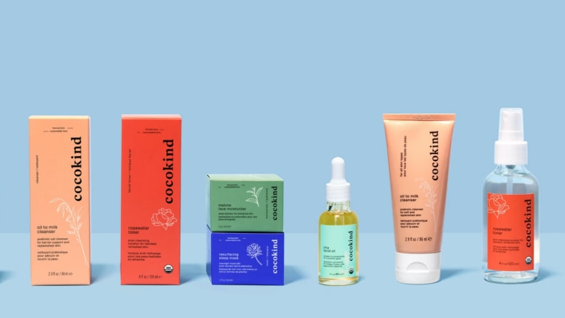 Skincare items.