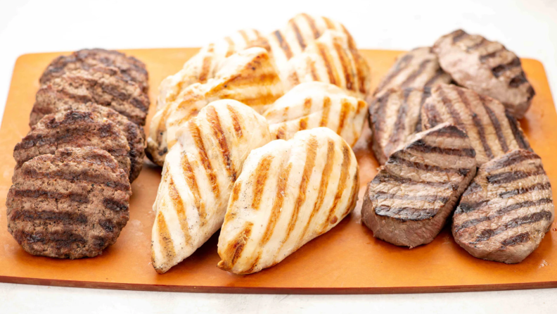 Meat on a cutting board