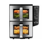 Product image of Gourmia 11-Quart Double Decker Dual-Basket Air Fryer with Smart Finish