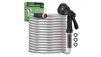 Garden Hose 50ft, Heavy Duty Stainless Steel