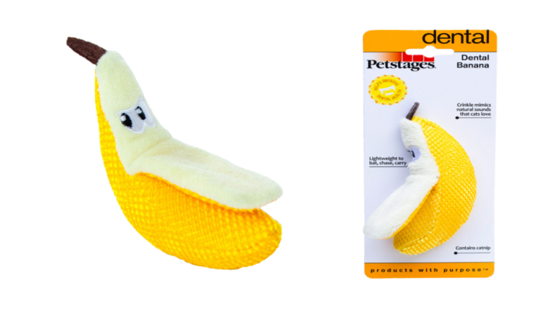 An image of a banana cat toy.