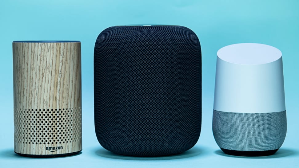 Amazon Echo vs. Apple HomePod vs. Google Home