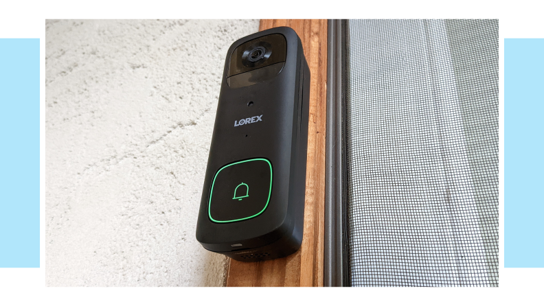 The Lorex 2K wireless doorbell.