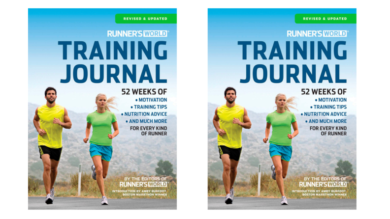 Keeping track of your runs is easy with this training journal.