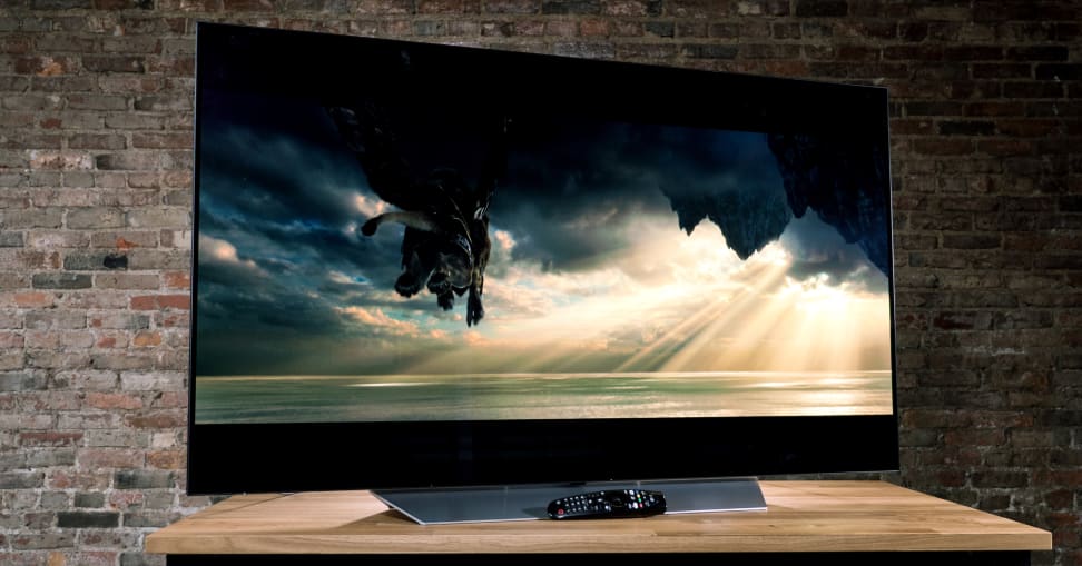 An LG OLED TV