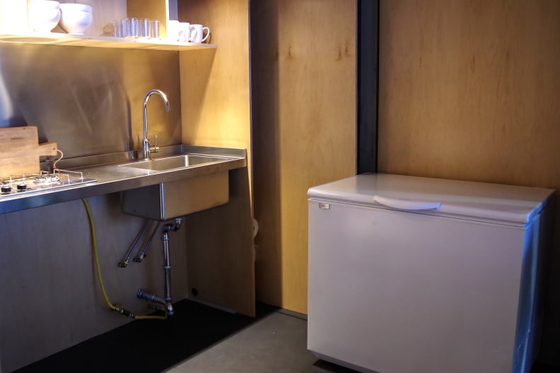 Kitchenette with Fridge