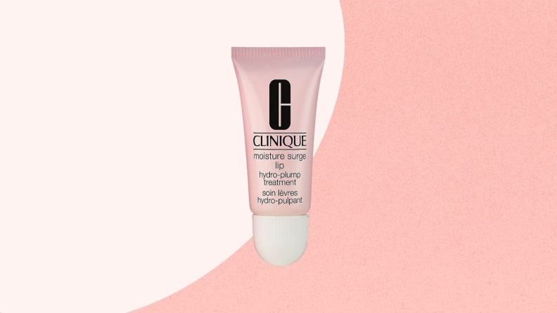 pink clinique lip balm tube