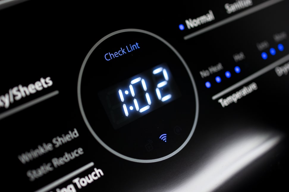 Whirlpool smart dryer timer with WiFi indicator