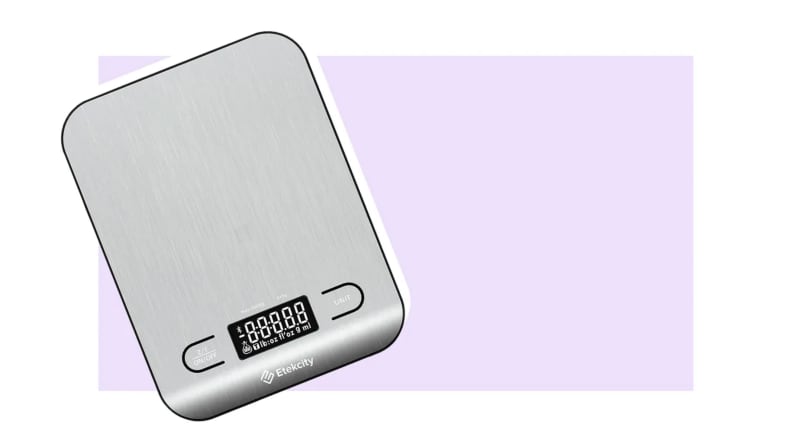 A countertop food scale.