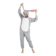 Product image of ABENCA Fleece Unicorn Onesie Pajamas — Bunny