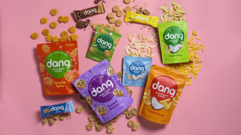 Dang Foods mainly produce flavor rice chips and snack bars with flavors of Thailand.