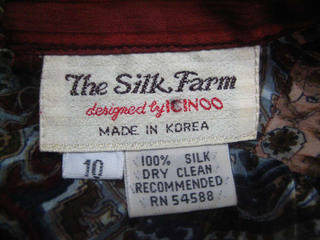 Silk Clothing Label