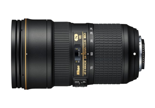 24-70mm f/2.8E ED VR II Side
