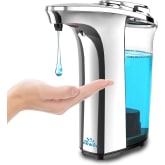 Secura 17oz Automatic Liquid Soap Dispenser, Touchless Battery Operated  Hand Soap Dispenser with Adjustable Soap Dispensing Volume Control Dial,  Perfect for Commercial or Household Use (Chrome) - The Secura