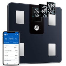 Product image of GE all-in-one smart scale and app