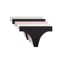 Product image of UnderEase Mid-Rise Thong Underwear 5 Pack