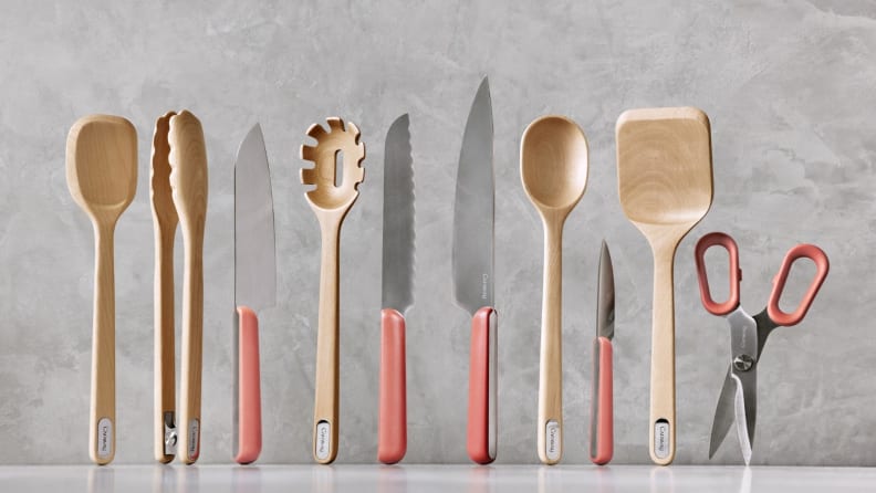 Caraway cookware launches knife sets, utensils, and cutting boards