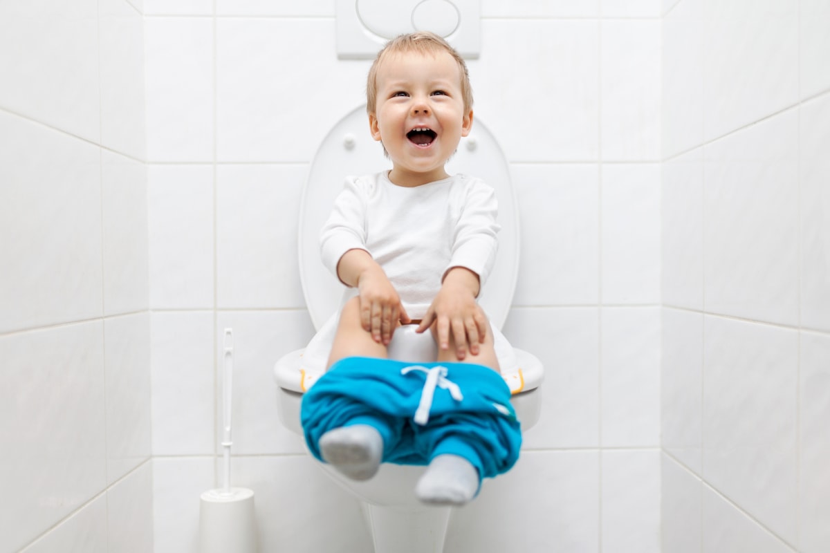 Blue Kids Kit Baby Bug Potty Child Funky Toilet Training Seat Toddler Train 