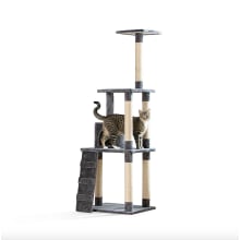 Product image of Whisker City 70-Inch Plush Tall High-Rise Haven Cat Tree