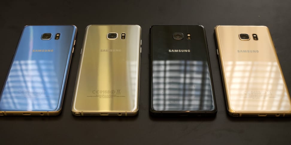 Samsung Galaxy Note 7 Colors