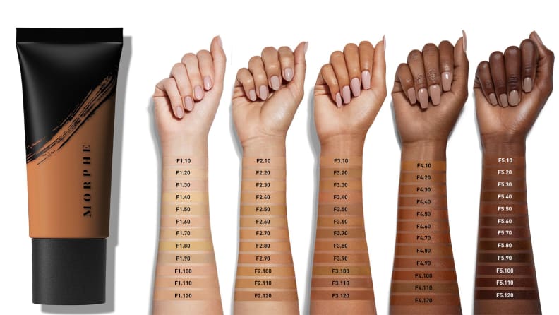 A photo of a foundation from Morphe.