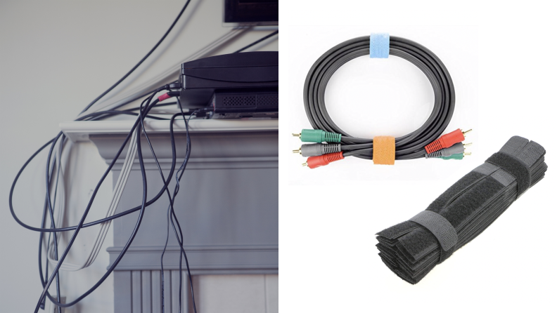 Tangled cables vs. Pasow Cable Ties