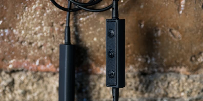 A photo of the Decibullz Wireless Custom Molded Earbuds.