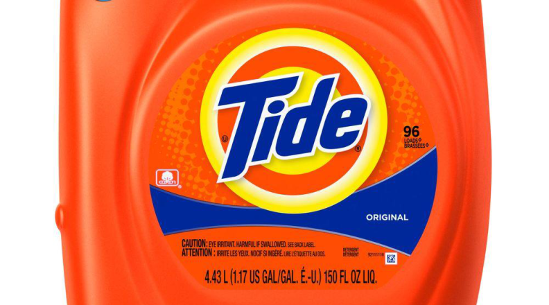 Tide is on our list for best laundry detergent.
