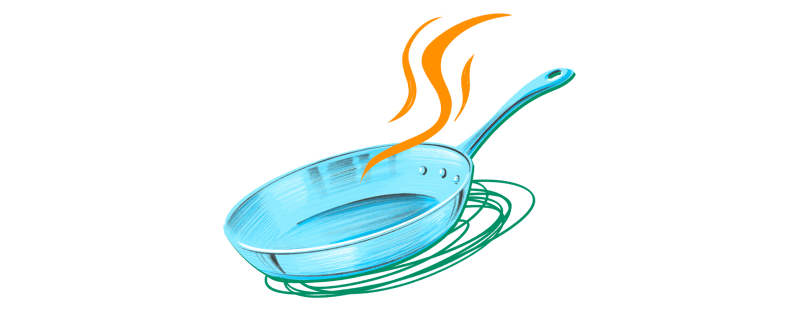 An illustration of a steel pan