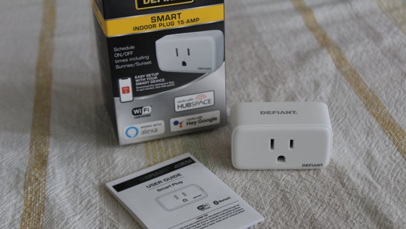 Home Depot's new Hubspace-compatible items include smart plug