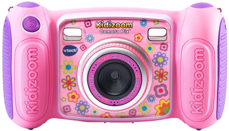 Vivitar Kidzcam Digital Camera for Kids with Rechargeable Battery and 2  Preview Screen, Pink 