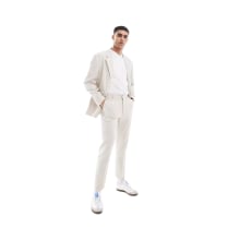 Product image of Asos Design taper suit pants in light grey