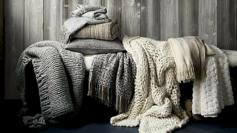 You can't have enough throw blankets on a cold winter's night