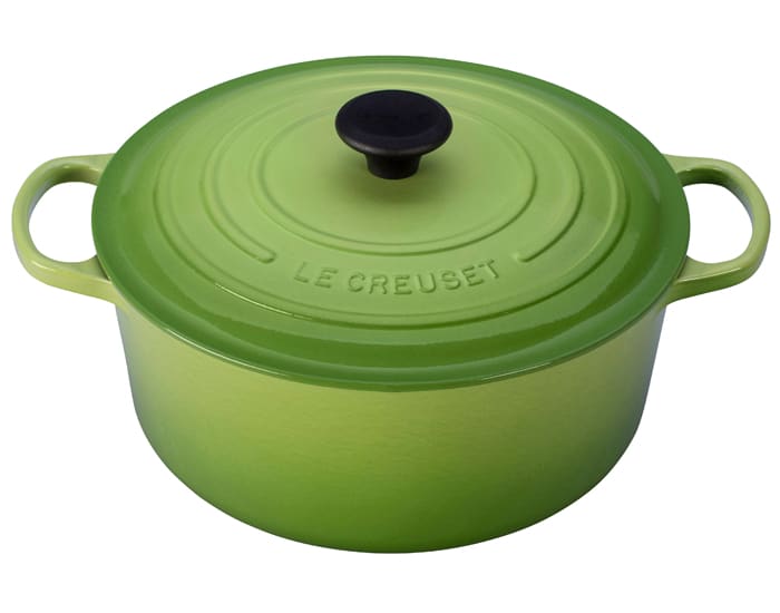 Le Creuset's Palm Green Finish