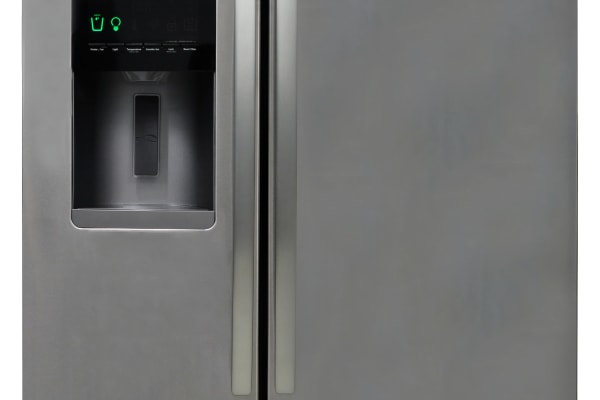 The Kenmore 51763 side-by-side refrigerator exterior