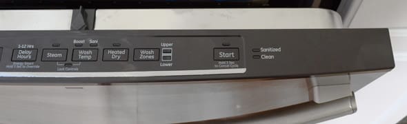 GE Dishwasher Control Panel