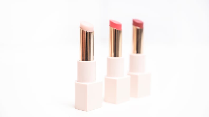 The With Gratitude Dewy Lip Balm from Selena Gomez's Rare Beauty.