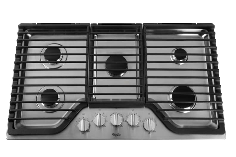 The Whirlpool WCG97US0DS 30-inch gas cooktop