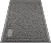 Mighty Monkey Durable Easy Clean Cat Litter Box Mat, Great Scatter Control Mats, Keep Floors Clean, Soft on Sensitive Kitty Paws