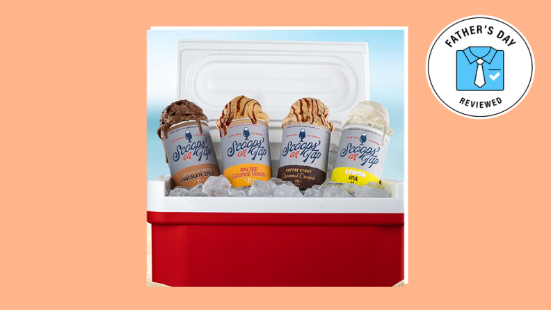 Best Father's Day gifts for dads who drink beer: Scoops on Tap craft beer-infused ice cream