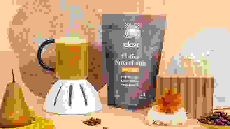 An assortment of Clevr instant coffee.