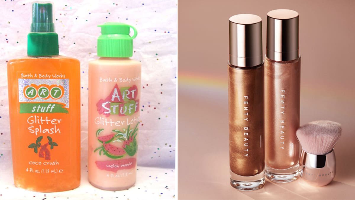 How to wear body glitter in 2018, because it's back from the '90s