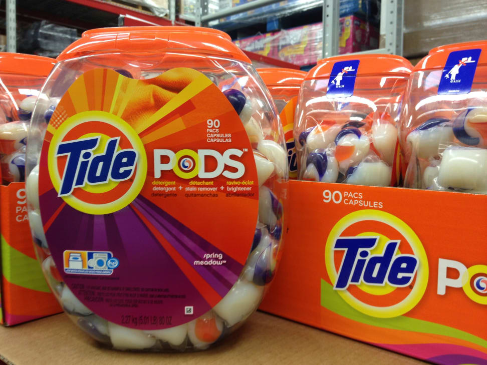 Tide laundry detergent pods