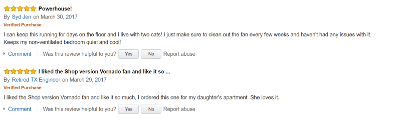 Vornado 630 Amazon Reviews
