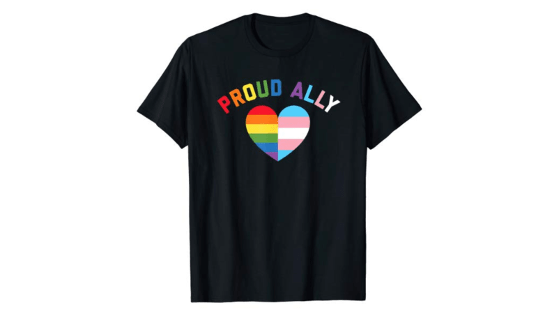 Gift for Pride Month LGBTQ Pride Tennis Skirt Rainbow Hearts Cute LGBTQ Pride Skater Skirt