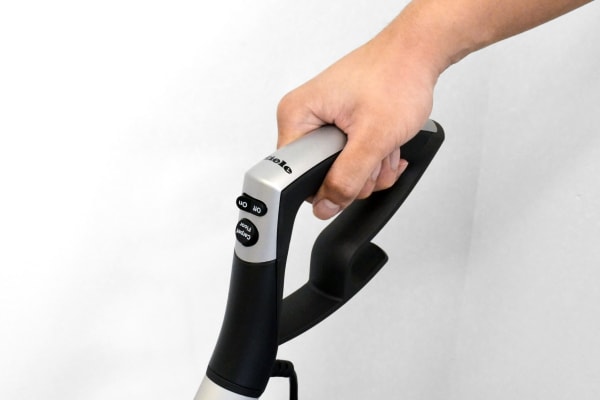 The handles are textured and controls are within easy reach.