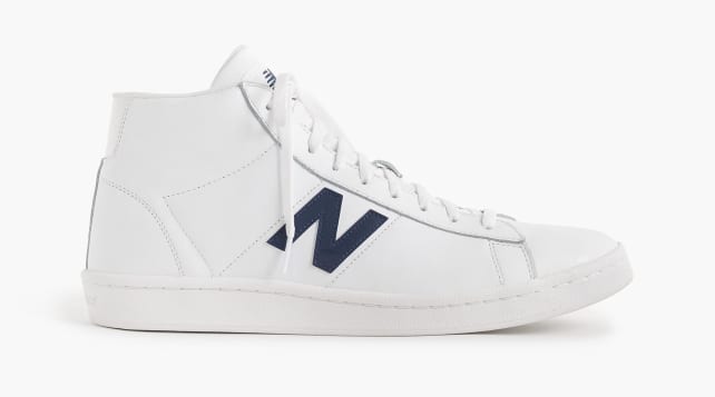 New Balance for J.Crew 891 leather high-top sneakers