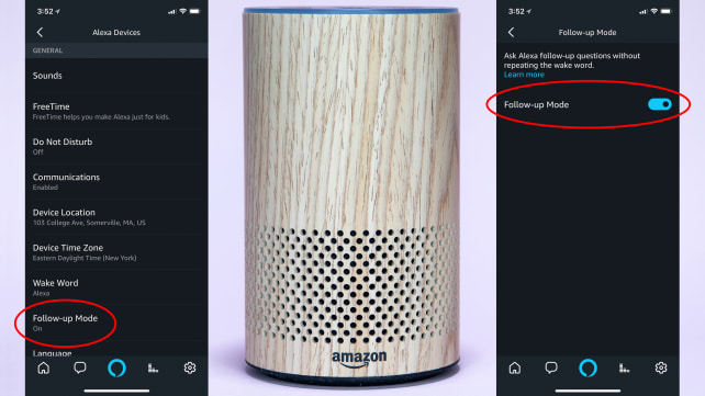 Amazon Echo Follow-Up Mode Setup