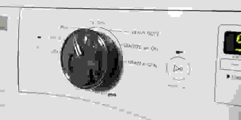 If you only need the basic cycles, the Whirlpool WFW75HEFW provides them.  The Normal cycle takes 48 minutes.