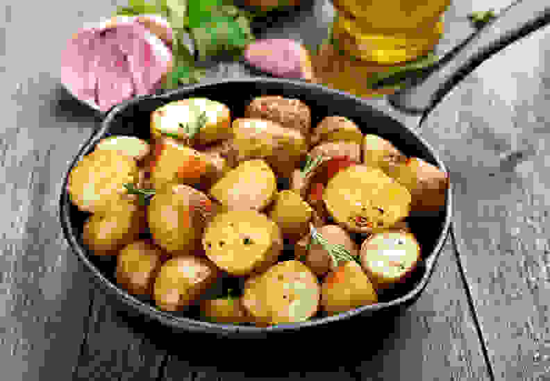 potatoes with skins on